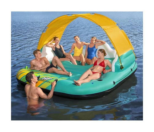 Bestway Colchoneta inflable para 5 personas Sunny Lounge 291x265x83 cm