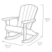 Keter Silla mecedora Adirondack Troy color grafito