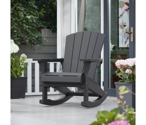 Keter Silla mecedora Adirondack Troy color grafito