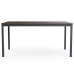 Mesa Keter Signature Porto 160 cm - Nogal y acero negro