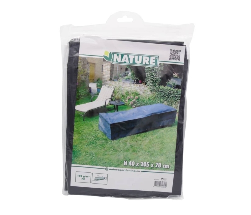 Nature Funda para muebles de jardín para hamacas 205x78x40 cm