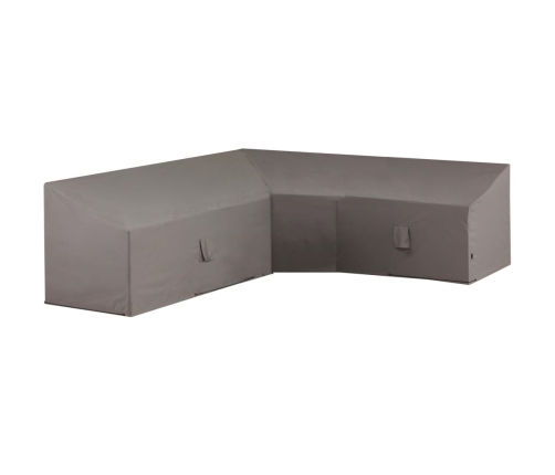 Madison Funda para muebles en forma de L 270x270x65/90 cm gris