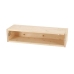 Esschert Design Barra de pared con estante plegable S natural