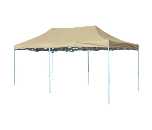 Carpa pleglable Pop-up 3x6 m blanco crema