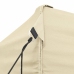 Carpa pleglable Pop-up 3x6 m blanco crema