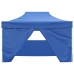 Carpa pleglable Pop-up con 4 paredes 3x4,5 m azul