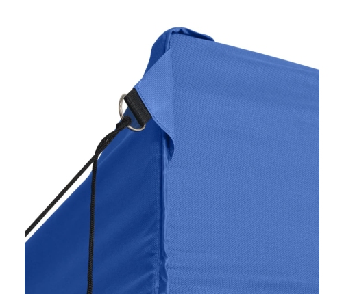 Carpa pleglable Pop-up con 4 paredes 3x4,5 m azul