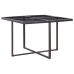 Set comedor de jardín 9 piezas y cojines ratán sintético marrón