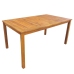 Set de comedor de jardín 5 piezas madera maciza de acacia