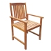Set de comedor de jardín 5 piezas madera maciza de acacia