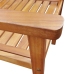 Set de comedor de jardín 5 piezas madera maciza de acacia