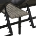 Set de muebles de jardín 5 pzas y cojines ratán sintético gris