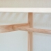 Armario de tela y madera de pino 110x40x170 cm