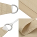 Toldo de vela cuadrado tela Oxford beige 2x2 m