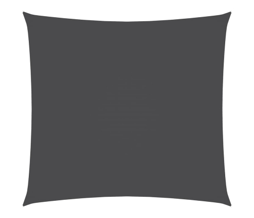 Toldo de vela cuadrado tela Oxford gris antracita 2x2 m