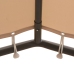 Cenador 4x4 m de acero beige