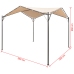 Cenador carpa 3x3 m de acero beige