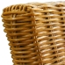 Sillas de comedor 2 unidades ratán natural marrón