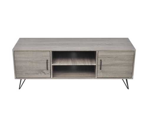 Mueble para TV gris 120x40x45 cm