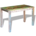 Mesa de comedor de madera maciza reciclada 115x60x76 cm