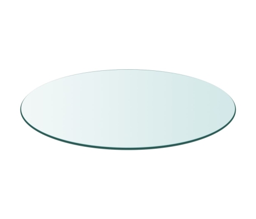 Tablero de mesa de cristal templado redondo 700 mm