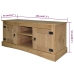 Mueble para TV Corona Range de pino mexicano 120x40x52 cm