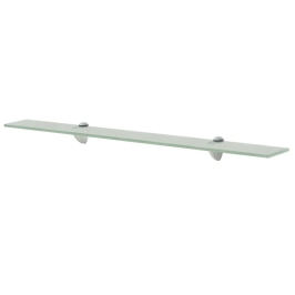 Estante flotante de cristal 80x10 cm 8 mm