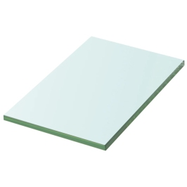 Panel de estante vidrio claro 20x12 cm