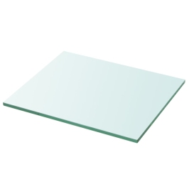 Panel de estante vidrio claro 30x25 cm