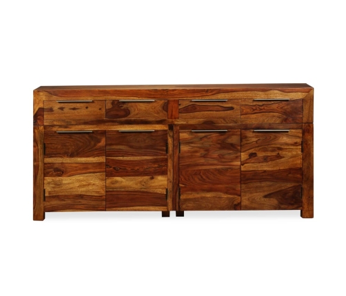 Aparador de madera maciza de sheesham 160x35x75 cm