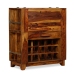 Mueble bar madera maciza de sheesham 85x40x95 cm