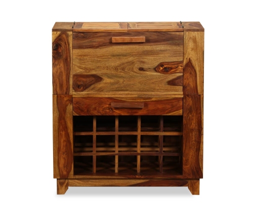 Mueble bar madera maciza de sheesham 85x40x95 cm