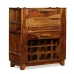 Mueble bar madera maciza de sheesham 85x40x95 cm