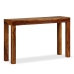 Mesa consola de madera de Sheesham maciza 120x35x75 cm