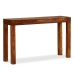 Mesa consola de madera de Sheesham maciza 120x35x75 cm