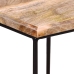 Mesa de centro de madera maciza de mango 56x48x40 cm