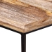 Mesa de centro de madera maciza de mango 56x48x40 cm