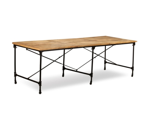 Mesa de comedor de madera maciza de mango 240 cm