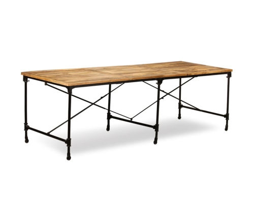 Mesa de comedor de madera maciza de mango 240 cm