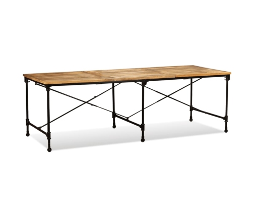 Mesa de comedor de madera maciza de mango 240 cm