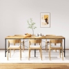 Mesa de comedor de madera maciza de mango 240 cm