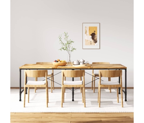 Mesa de comedor de madera maciza de mango 240 cm