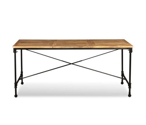 Mesa de comedor de madera maciza de mango 180 cm