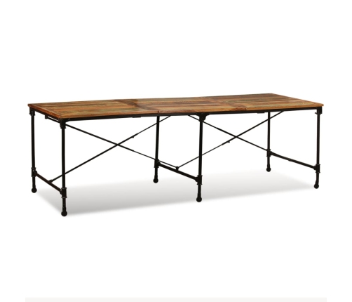 Mesa de comedor de madera maciza reciclada 240 cm