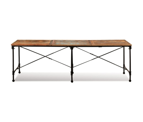 Mesa de comedor de madera maciza reciclada 240 cm