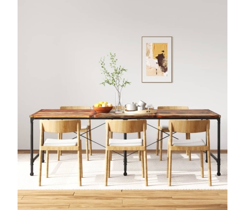 Mesa de comedor de madera maciza reciclada 240 cm