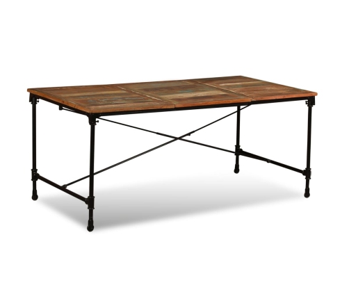 vidaXL Mesa de comedor de madera maciza reciclada 180 cm