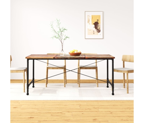 vidaXL Mesa de comedor de madera maciza reciclada 180 cm