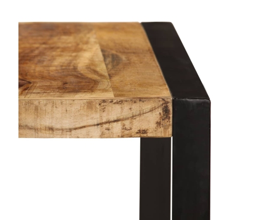 Mesa de comedor de madera maciza de mango rugosa 180 cm