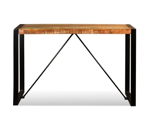 vidaXL Mesa de comedor de madera maciza reciclada 120 cm